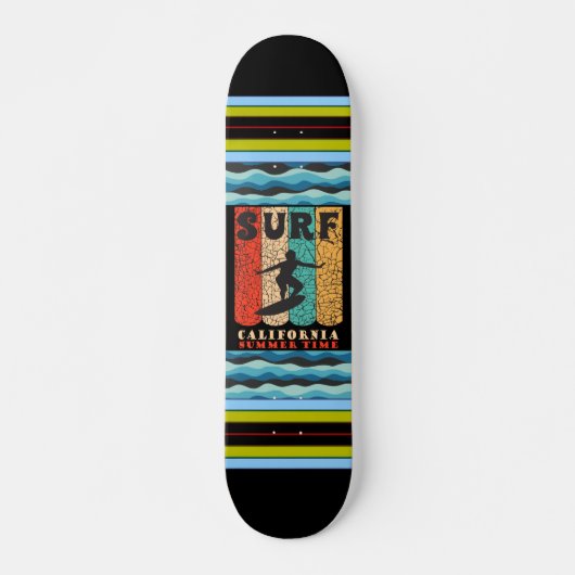 Skateboard Patinage Surf California (Devant)