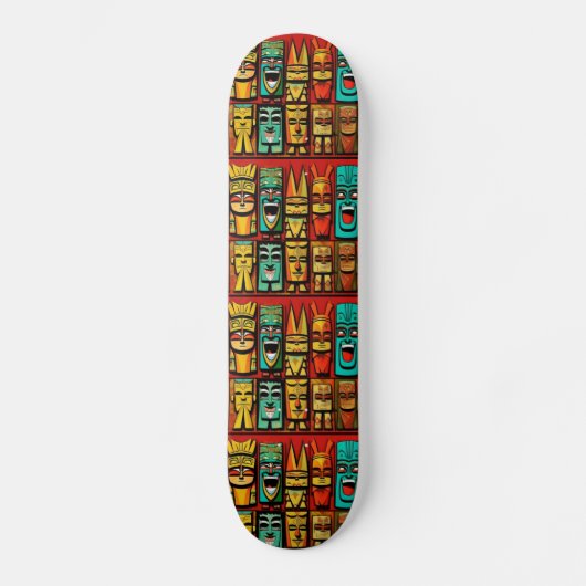 Skateboard Patinage Tiki (Recto)