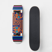 Skateboard Patinage Tribal Inca (Recto)
