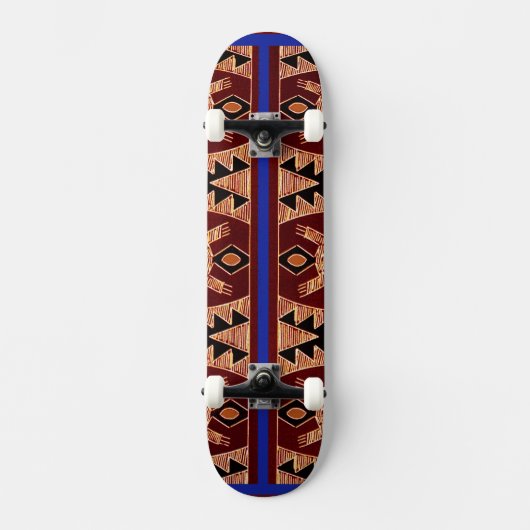 Skateboard Patinage Tribal Inca (Recto)