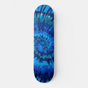 Skateboard Patinage Tye-Dye-Blue