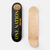 Skateboard Patinage UNE NATION (Recto)