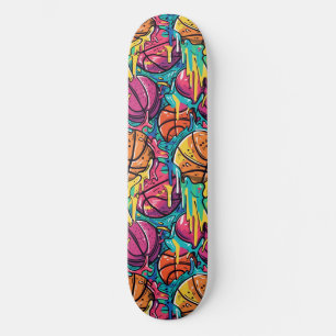 Skateboard Patinage urbain de basket-ball Graffiti