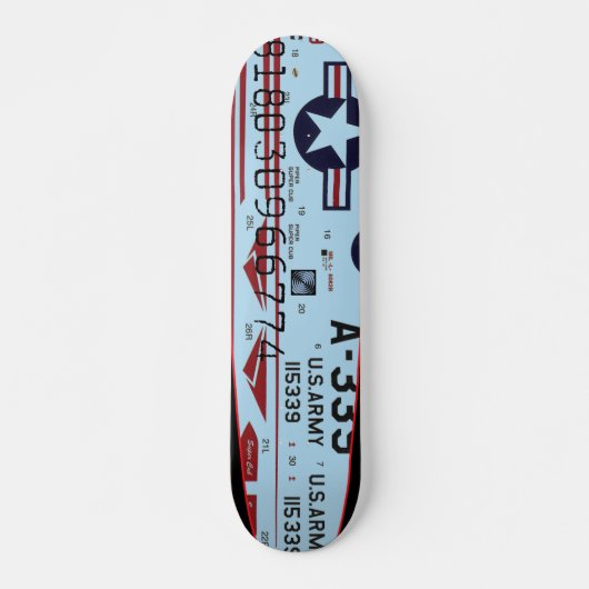 Skateboard Patinage US Decal (Devant)
