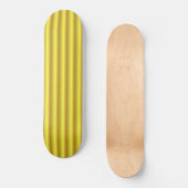 Skateboard Patinage vert bande jaune (Recto)