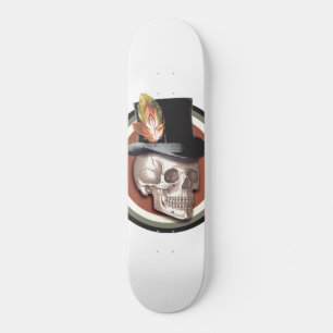 Skateboard Patinage vintage Top Hat Skull
