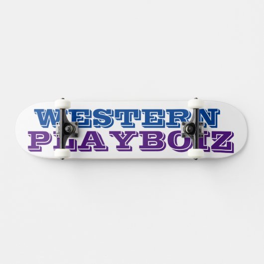 Skateboard Patinage WESTERN PLAYBOIZ (Horz)