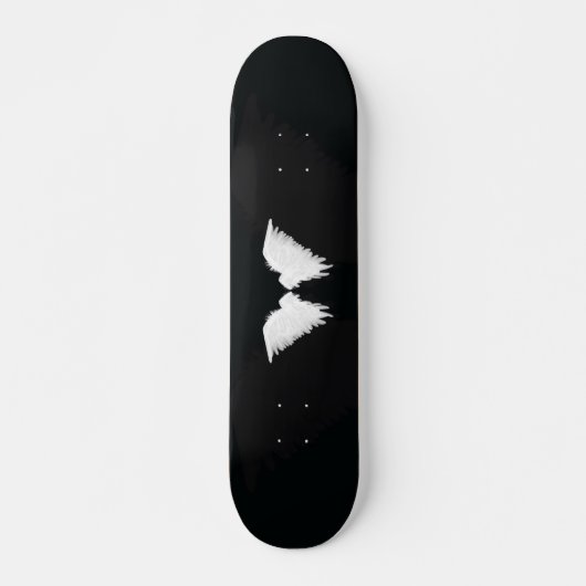 Skateboard Patinage White Wings (Devant)