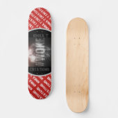 Skateboard Patinage #WOKE Rojo (Recto)