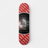 Skateboard Patinage #WOKE Rojo (Devant)