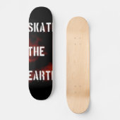 Skateboard Patinent la terre (Recto)