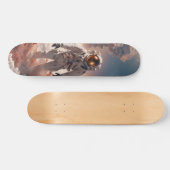 Skateboard Patineta Astronauta En Suelo Extraterrestre (Horz)
