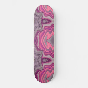 Skateboard Patineta couleur rosa con violeta