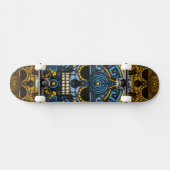 Skateboard Patineta cráneo azteca (Horz)