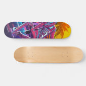 Skateboard Patineta Patinadora Digital Saltando (Horz)