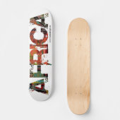 Skateboard Patineta skate l'Afrique Ludodesign (Recto)