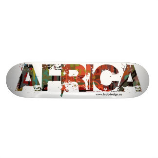 Skateboard Patineta skate l'Afrique Ludodesign