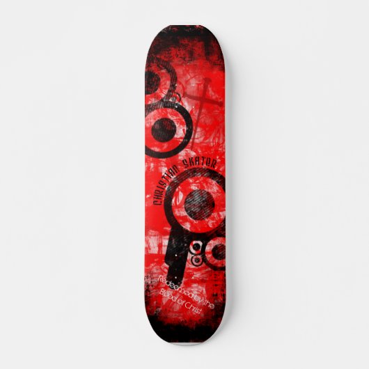 Skateboard Patineur chrétien (Devant)