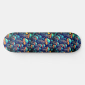 Skateboard Patineur de chambre brillant (Horz)