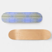Skateboard patineur de ligne bleu-vert (Horz)
