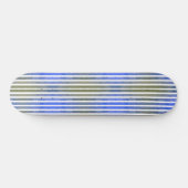 Skateboard patineur de ligne bleu-vert (Horz)