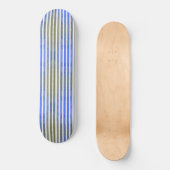 Skateboard patineur de ligne bleu-vert (Recto)