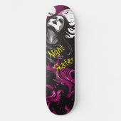 Skateboard Patineur de nuit (Recto)