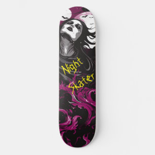 Skateboard Patineur de nuit