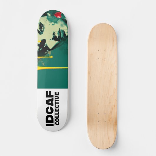 Skateboard Patineuse (Recto)