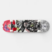 SKATEBOARD PATINOIRE TIGER POPPY ET BUTTERFLY (Horz)