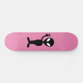 Skateboard Patins UFO Alien rose (Horz)