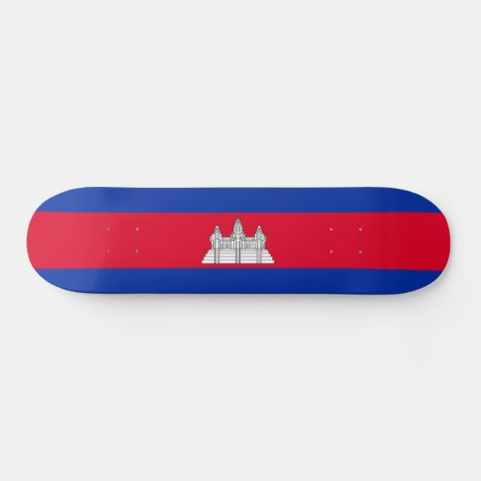 Skateboard Patriotic Cambodia Flag (Horz)