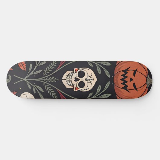 Skateboard Pattern d'Halloween (Horz)