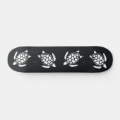 Skateboard Patters de Black and White Sea Turtles (Horz)