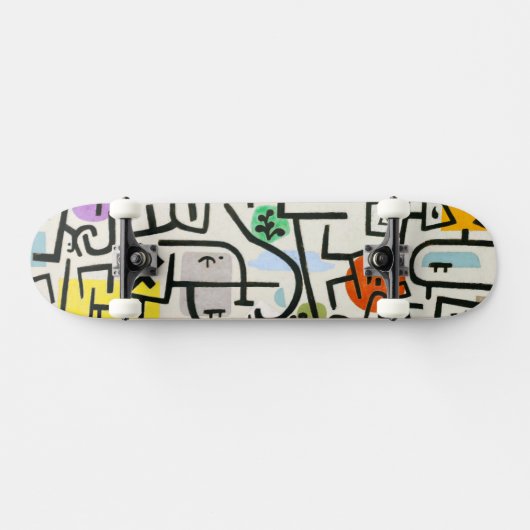 Skateboard Paul Klee Expressionniste Abstrait Rich Harbour (Horz)