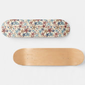 Skateboard Pavoisé d'étoiles (Horz)