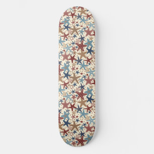 Skateboard Pavoisé d'étoiles