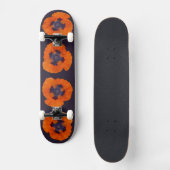 Skateboard Pavot orange écarlate 1 (Recto)