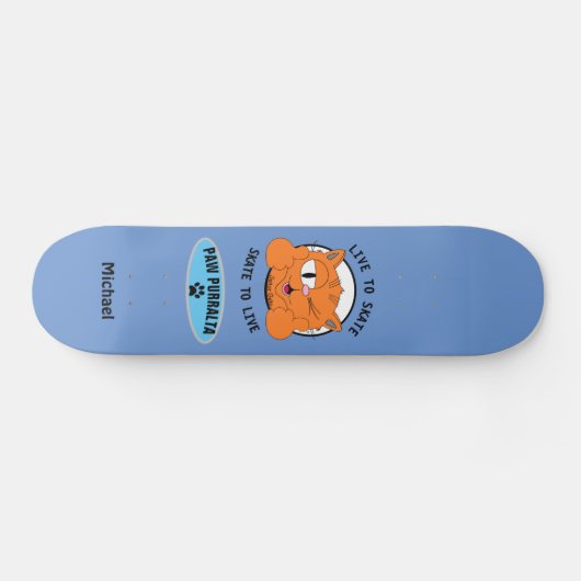 Skateboard Paw Purralta Cartographie Chat Senor Gato Skateboa (Horz)