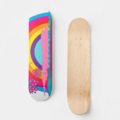Skateboard Paysage Arc-en-ciel (Recto)