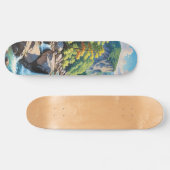 Skateboard Paysage de la cascade de Serene Mountain (Horz)