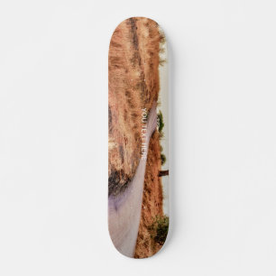 Skateboard Paysage de route fou récréatif texte personnalisé
