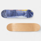 Skateboard Paysage hivernal (Horz)