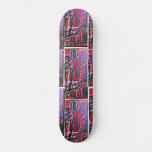 SKATEBOARD PAYSAGE URBAIN DÉDAIGNÉ (Recto)