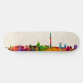 Skateboard Paysage urbain d'horizon de Washington DC (Horz)