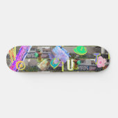 Skateboard Paysage Urbain Rustique Sans Abandon (Horz)