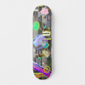 Skateboard Paysage Urbain Rustique Sans Abandon (Recto)