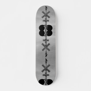 Skateboard Paysage urbain rustique urbain en attente de skate