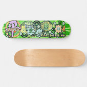 Skateboard Peace-Love-Compassion-Kanji - - (Horz)