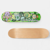 Skateboard Peace-Love-Compassion-Kanji - (Horz)